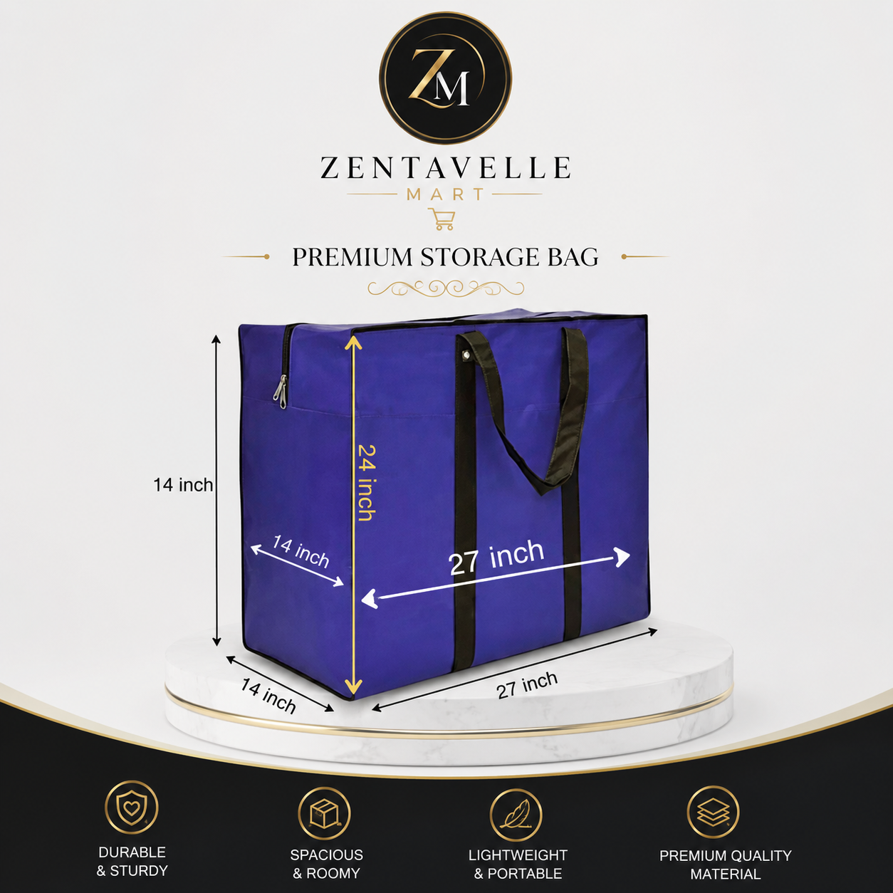 Premium Large Storage Bag – Spacious, Durable & Easy to Carry
